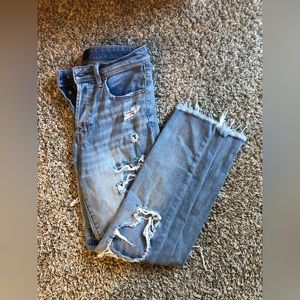 Buckle Black fit No. 53 High Rise Ankle ripped jeans